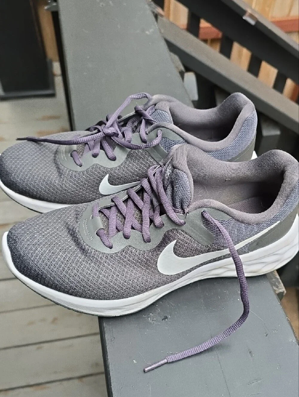 Nike Women's Athletic Sneakers in Charcoal Gray